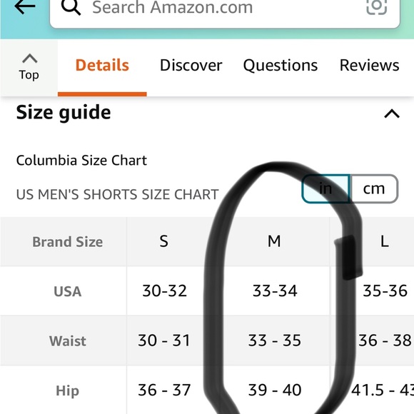 Men’s Columbia PFG size Medium khaki shorts-preowned VGUC-pockets - Picture 5 of 5